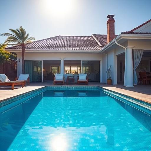 Family home in Durban with a pool