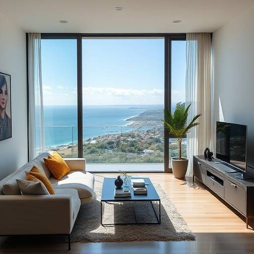 Modern apartment in Camps Bay with ocean view