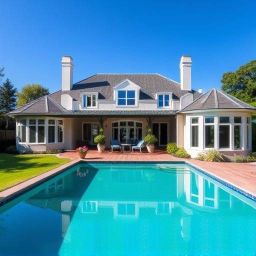 Spacious family house with a garden and swimming pool in Constantia, Cape Town